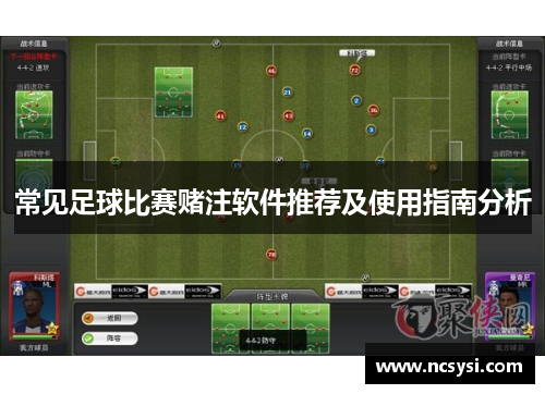 常见足球比赛赌注软件推荐及使用指南分析